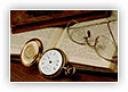 Watch, Book, and Glasses